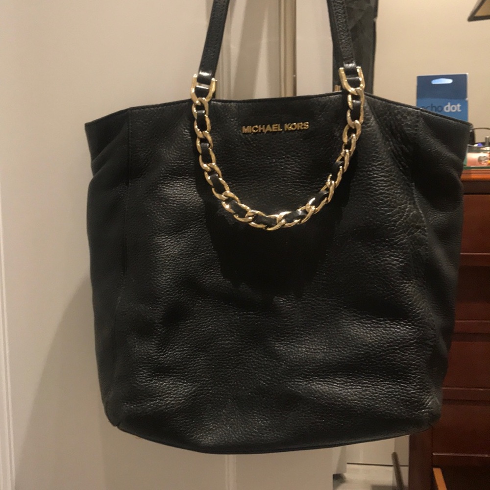 Michael Kors Black leather Tote
